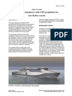 Advanced Machinery With CRP Propulsion For Fast Rpax Vessels PDF