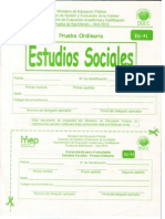 Bachillerato Estudios Sociales Abril 2013