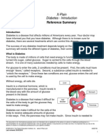 Reference Summary: X-Plain Diabetes - Introduction