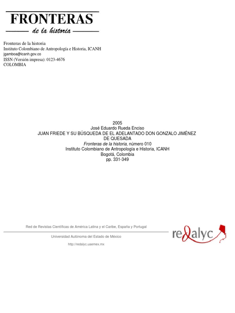 Juan Friede y su búsqueda PDF Bogotá Colombia