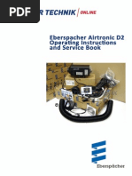 Download Eberspacher Airtronic D2 Instructions by David Butler SN178595202 doc pdf