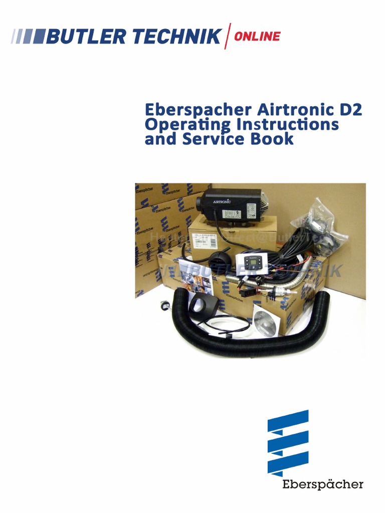 Eberspacher Airtronic D2 Instructions | PDF | Diesel Fuel | Biodiesel