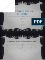 Historia evolución policía México