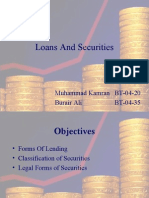 Loans and Securities: Muhammad Kamran BT-04-20 Burair Ali BT-04-35