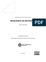 Apuntes para una breve introducción a la resistencia de materiales y temas relacionados