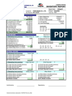 Inventory Report: Product Record