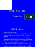 HTML XML PDF