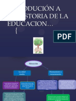 Introducion a La Historia de La Educacion