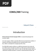 COBOL400 Training Material - Salyush