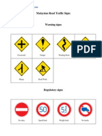 Malaysian Road Traffic Signs