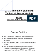 Communication Skills and Technical Report Writing