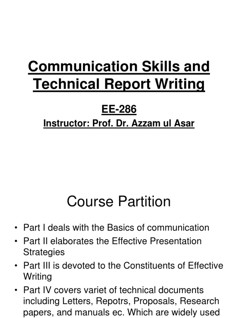 Communication Skills in Report Writing | PDF | Hierarchy | Technical ...