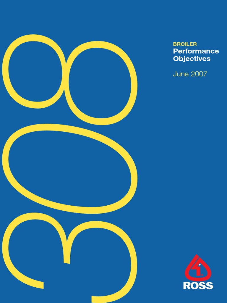 Ross 308 Broiler Performance Objectives PDF | Poultry | Broiler