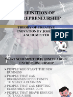 Definition of Entrepreneurship