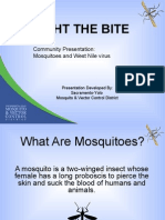 Fight The Bite: Community Presentation: Mosquitoes and West Nile Virus
