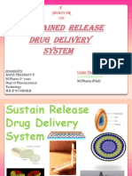 Sustained Release Drug Delivery System: A Seminar ON