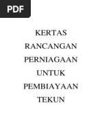 Kertas Rancangan Perniagaan Tekun