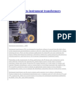 Introduction To Instrument Transformers