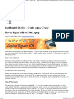 HP Compaq nx7300 Dissassembly Manual PDF