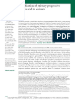 Classification of Primary Progressive Aphasia and Its Variants