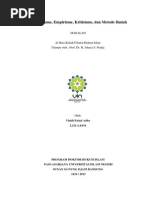 Download Rasionalisme Empirisme Kritisisme Dan Mtode Ilmiah by AhmadFaizalAdha SN178662059 doc pdf