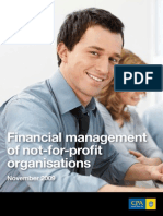 financial management of not fot profits organisations