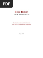 Download BOKO HARAM Investigating the Ideological Background to the Rise of an Islamist Militant Organisation by Westminster Institute SN178672818 doc pdf