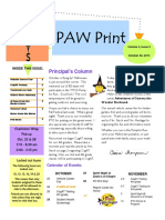 The Paw Print: Oct 24 2103