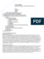 Peace Corps The Volunteer Report Form (VRF) Instructions To Volunteers On How To Complete A Volunteer Report Form Use Guide