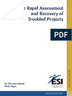 Rapid Assessment and Recovery of Troubled Projects PDF