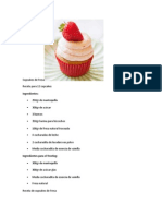 Cupcakes de Fresa