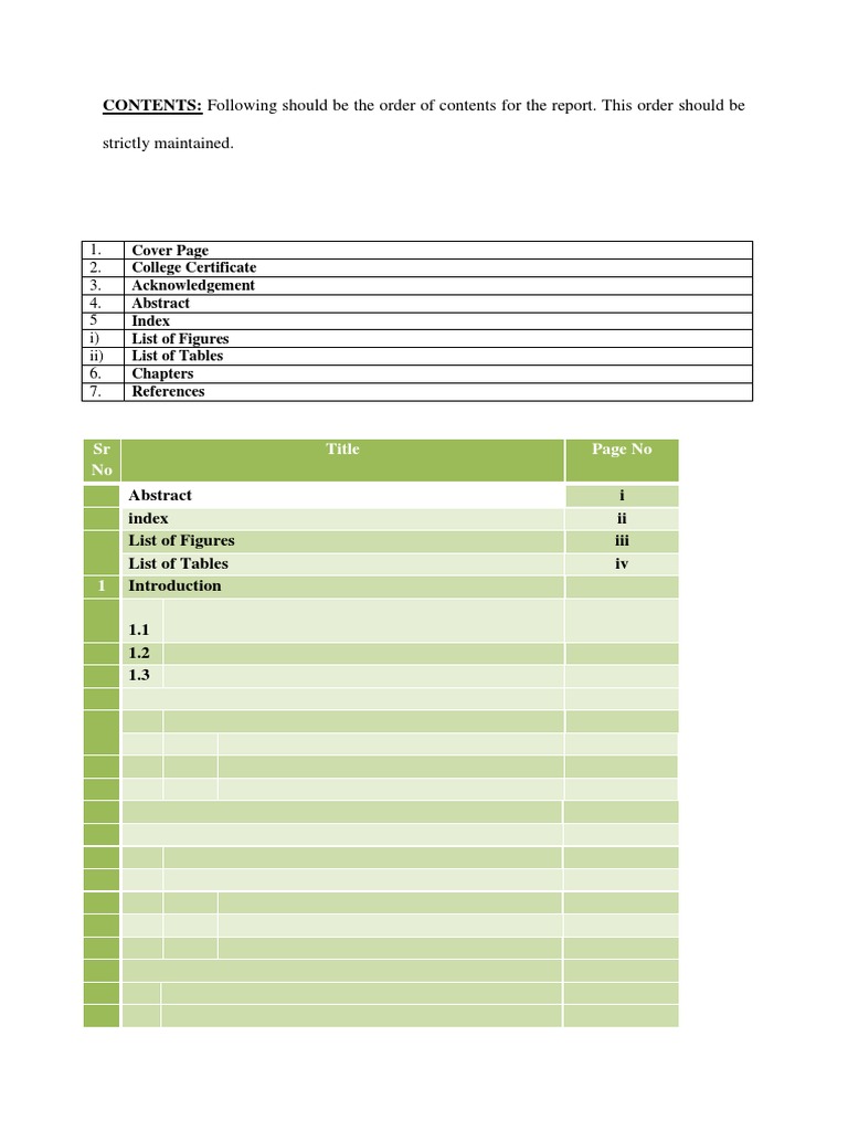 Report Structure & Formatting Guide | PDF