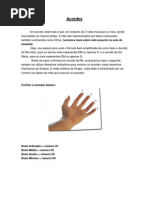 apostila de aulas de violão e sequência de acordes