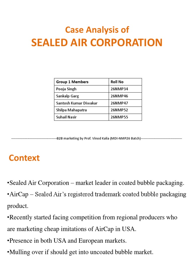 sealed air
