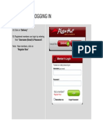 C. Delivery - Logging in