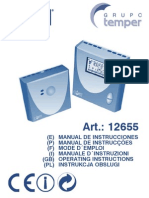 Manual Termostato Coati 12655_esp