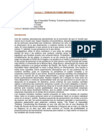 Título Del Libro: Autor: Fecha de Publicación: Editorial:: Lectura 1: Pensar de Forma Imposible