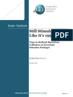 Wayne Crews - Still Stimulating Like It's 1999 - Bipartisan Collusion On Economic Stimulus Packages - CEI - February 2008 PDF