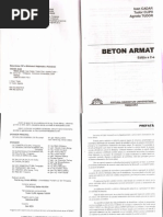 Beton Armat-ed.a-II-a Agneta Tudor PDF | PDF