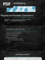 Regularized Boolean Set Operation On Solids in Computer Graphics