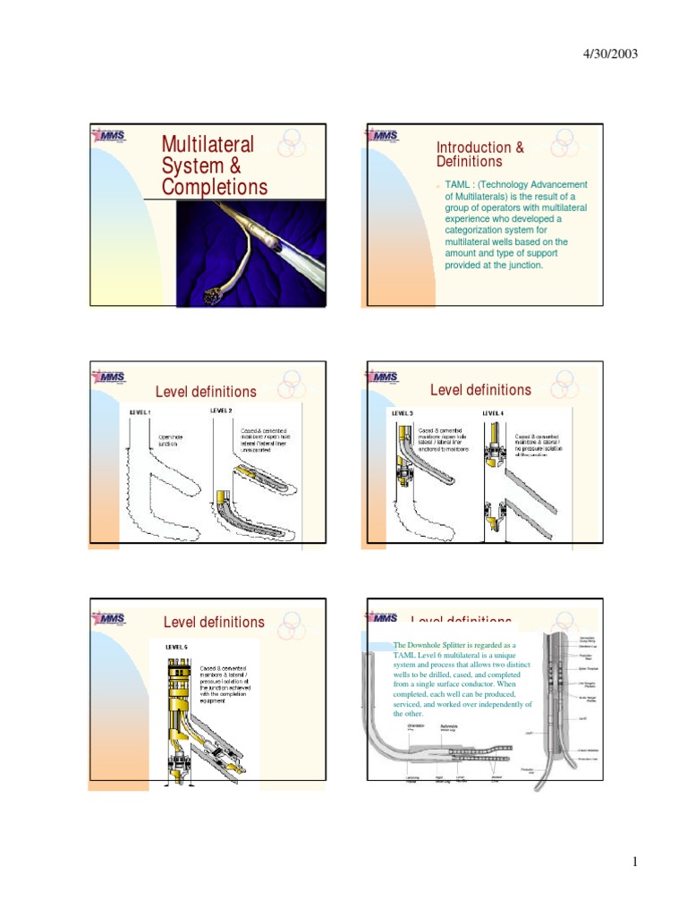 Multilateral System & Completions: Introduction & Definitions | PDF