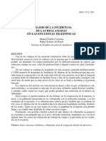 Trujillo, M. y Serrano, R. (2003) - Análisis de la incidencia de las rellamadas