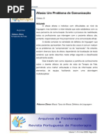 Afasia Um Problema de Comunicação