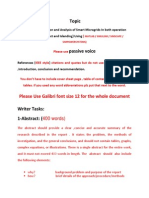 Topic: Please Use Galibri Font Size 12 For The Whole Document