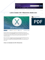 Cómo Instalar OS X Mavericks Desde Cero