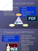 Planeación de HOSPITALES