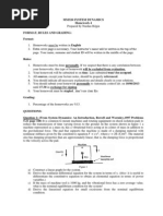 Mm326 System Dynamics_hw4