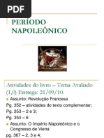 128457663745839 Imperio Napoleonico e Congresso de Viena