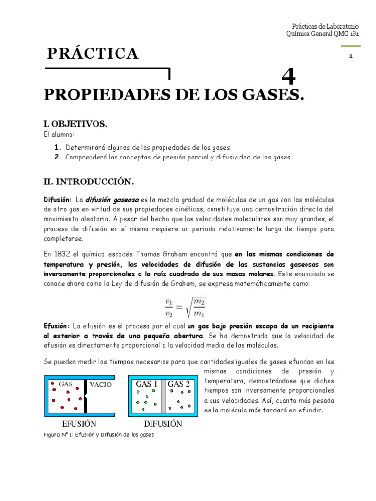 Propiedades y Leyes de los Gases | PDF | Gases | Materiales transparentes