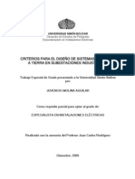 Criterios diseño sistemas puesta tierra subestaciones industriales